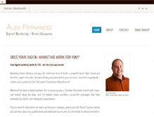 Tablet Screenshot of alex-fernandez.net